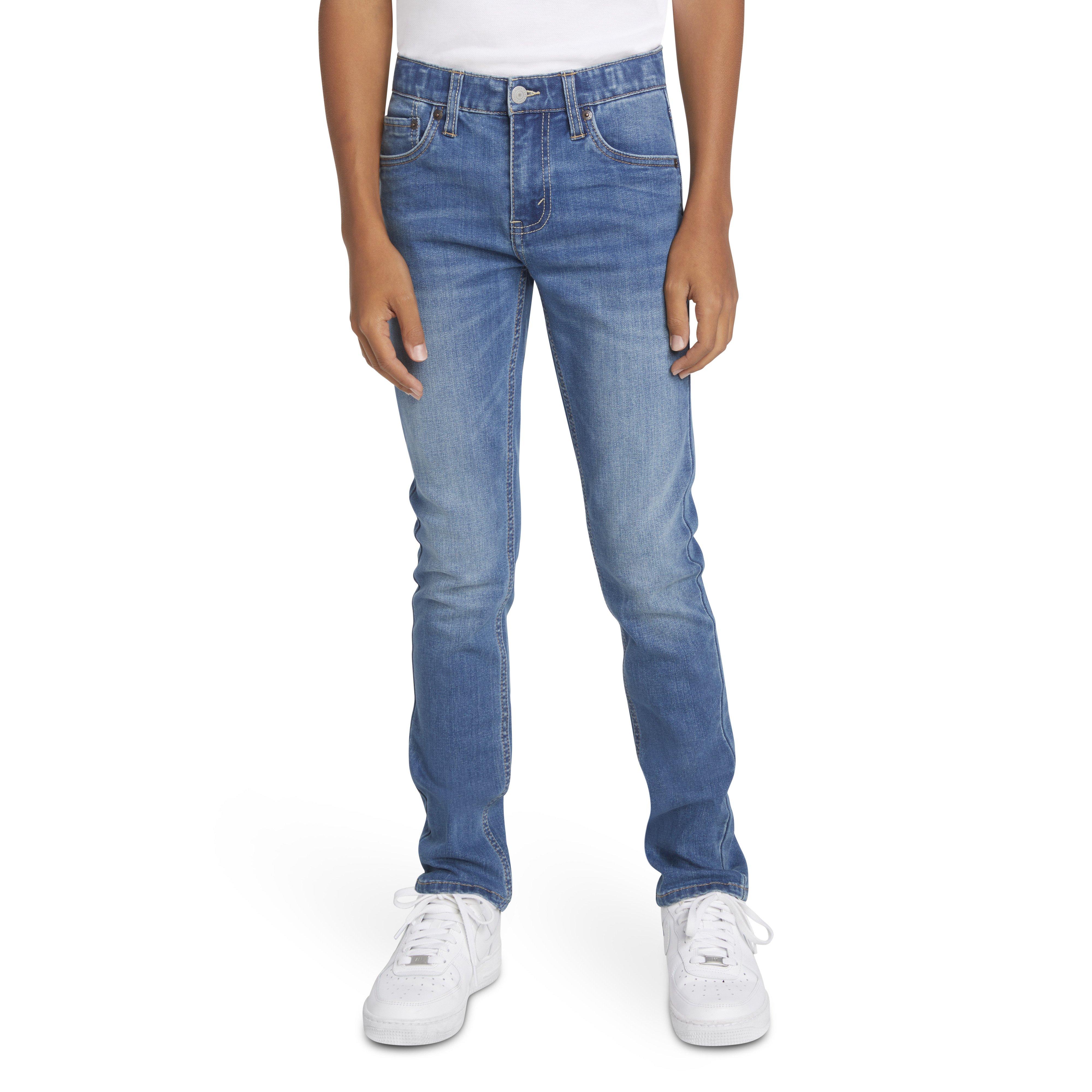 Levi's 510 Eco Performance Skinny Fit Lt Wash Big Boys' Calabasas Blue Denim Jeans - CALABASAS BLUE